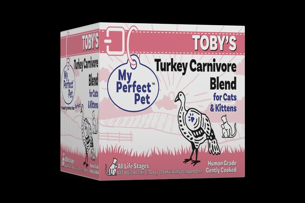 My Perfect Pet Toby&#39;s Turkey Carnivore Blend, Size: 3 lb