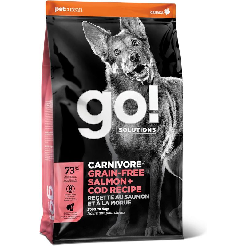 Go! Carnivore Grain Free Salmon + Cod Recipe for dogs