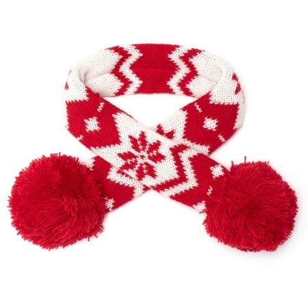 The Worthy Dog Fairisle Snowflake Scarf