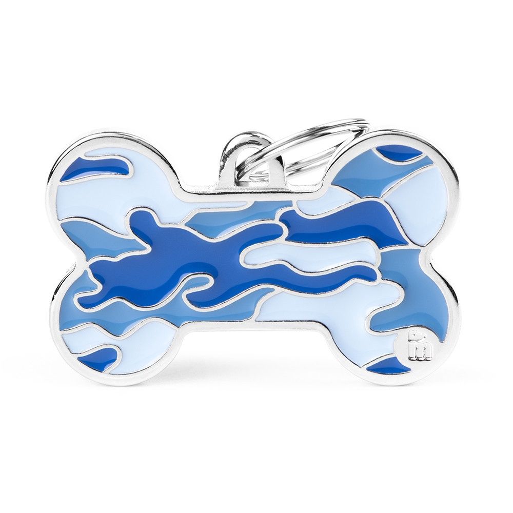 Extra Large Bone Camouflage Blue