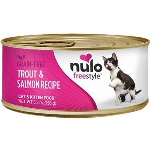 - Nulo FreeStyle Grain Free Trout &amp; Salmon Recipe Canned Cat Food, Quantity: Single (1-5.5 oz can)