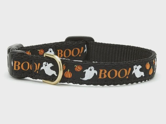 Up Country Cat Collar Boo!, Size: Width 1/2” / XS (fits necks 6”-10”)
