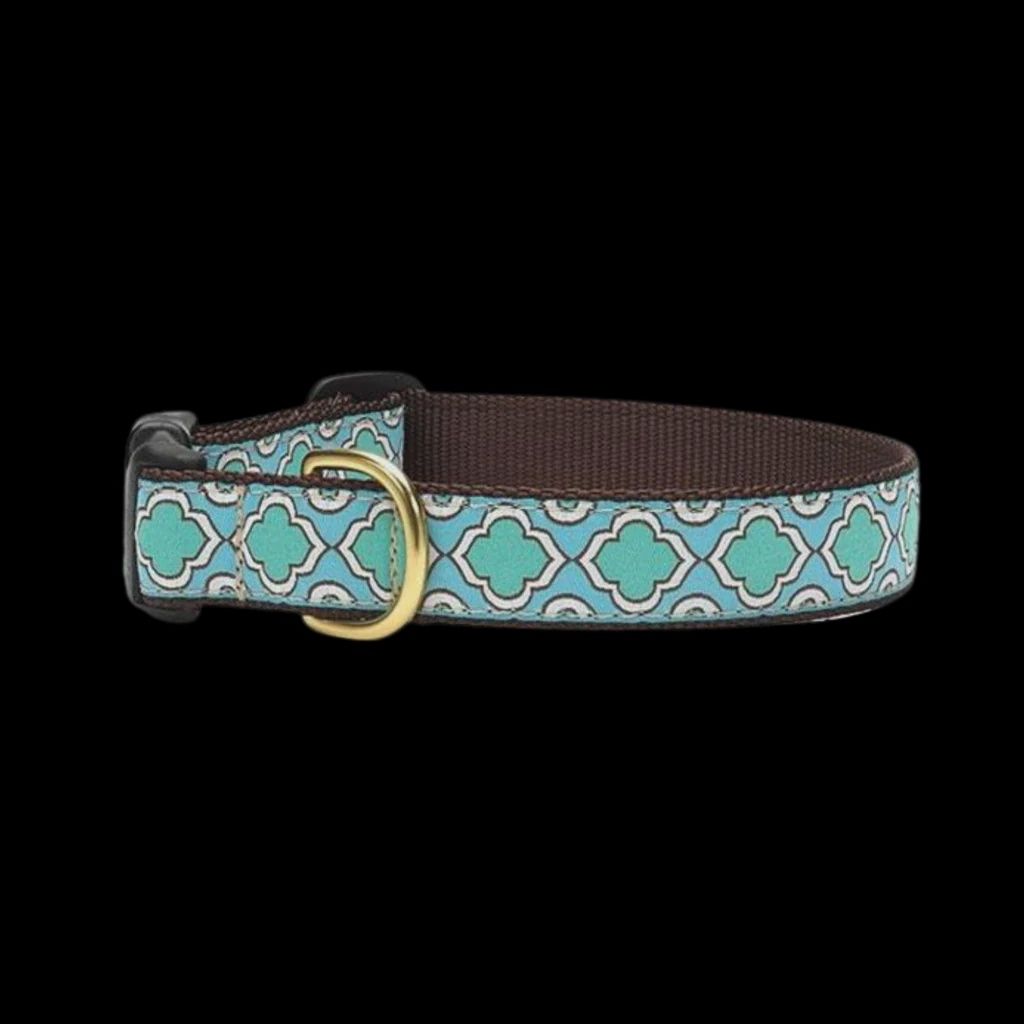 Up Country Cat Collar Seaglass, Size: Width 1/2” / XS (fits necks 6”-10”)