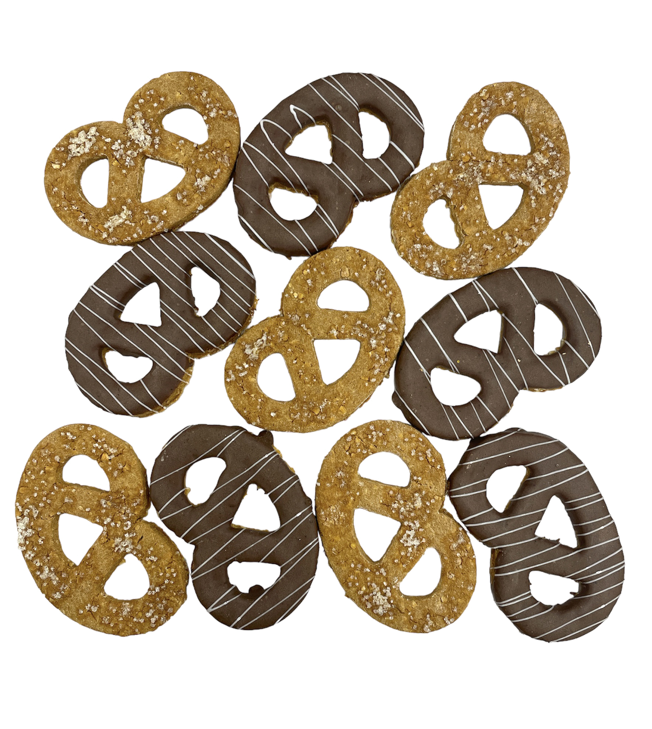 Paws Gourmet Bakery Pretzels Dog Treat, Quantity: Case (10-treats)