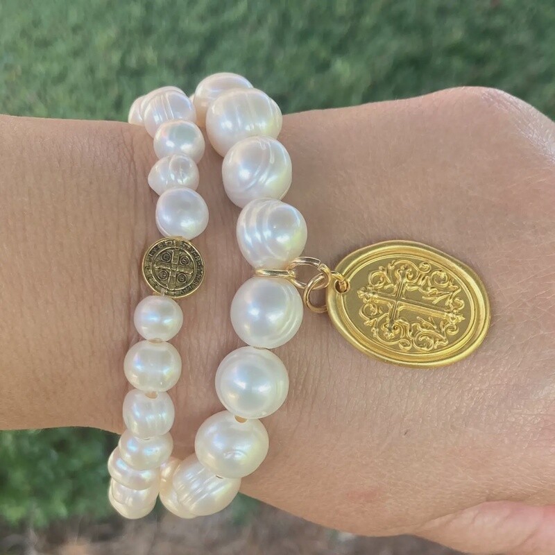 Fresh water Pearl Bracelet Set