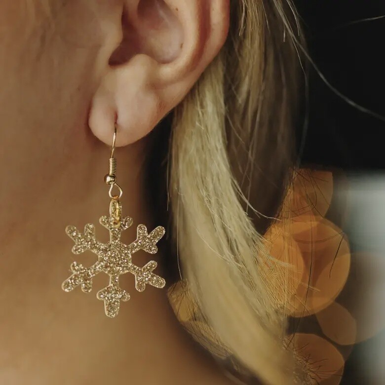 Gold, Silver or White snowflakes