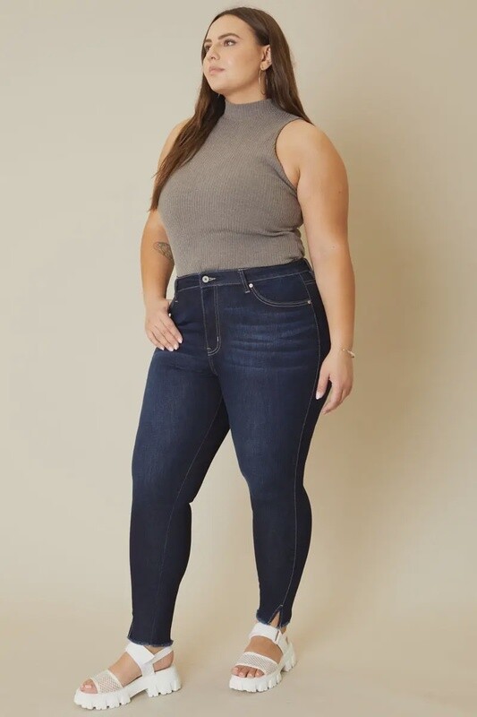 Plus Eco-Friendly High Rise Ankle Skinny Stretch