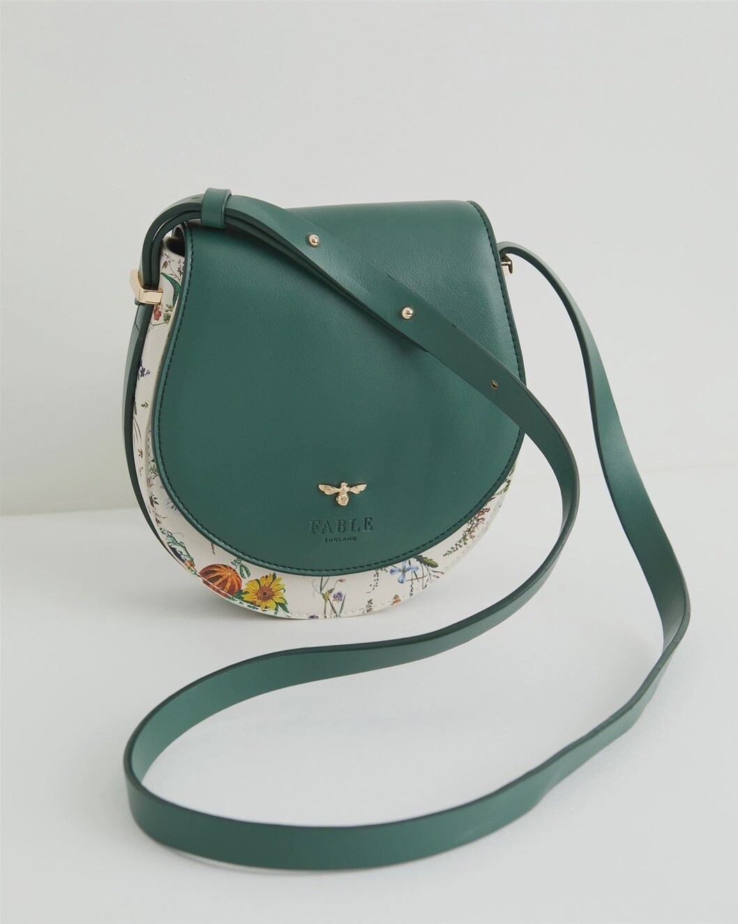 Pumpkin Green Saddle Bag