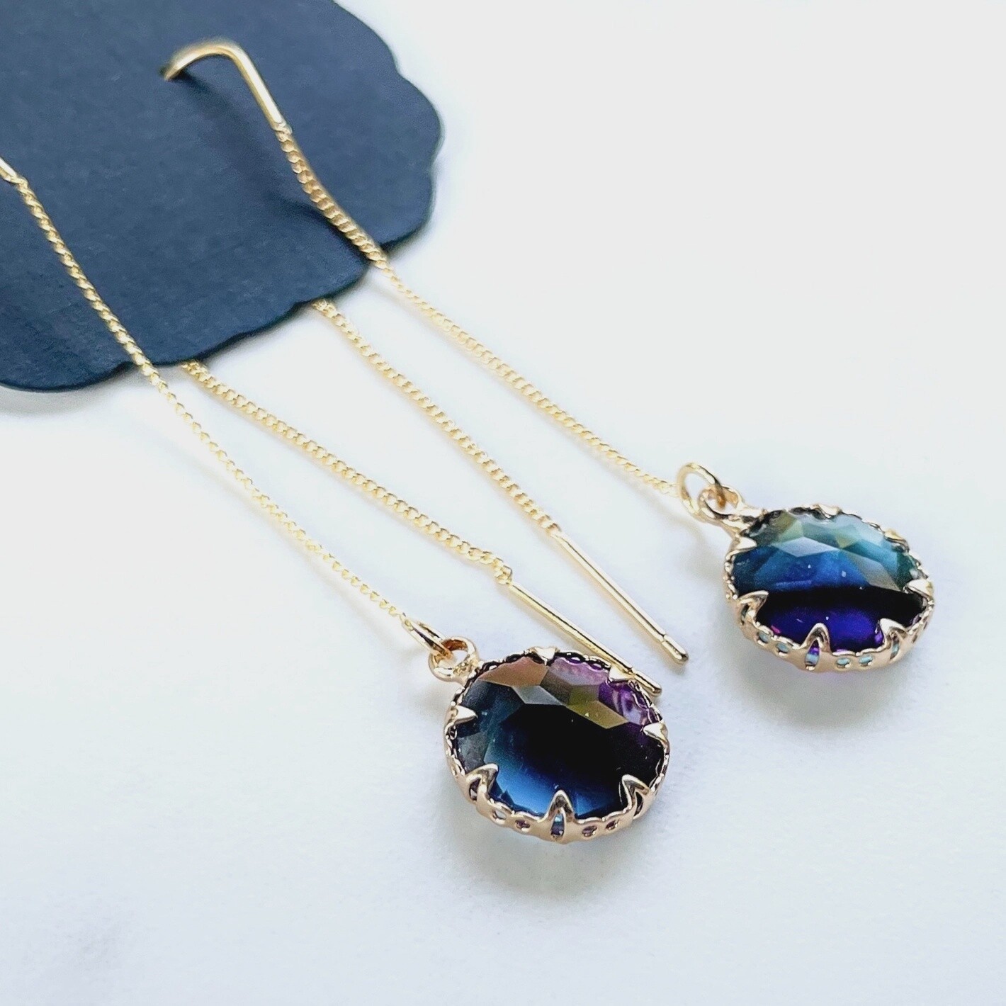 Noble in Pacific Depths Earrings