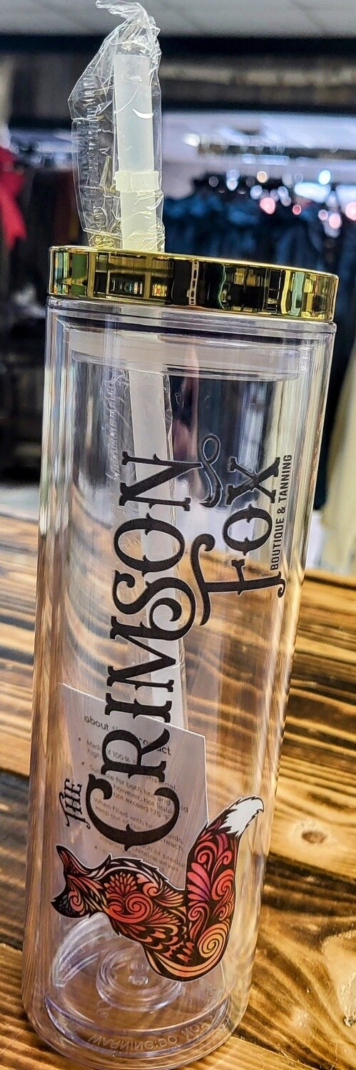 Crimson Fox tumblers, Colour: Clear