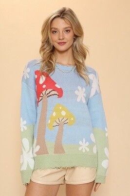 Mushroom Lightweight Sweater