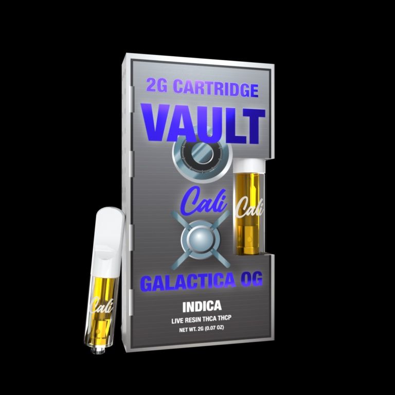 Cali Vault Collection Cartridges, Strain: Galactica OG