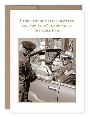 Shannon Martin Design - Less Traveled - Birthday Card