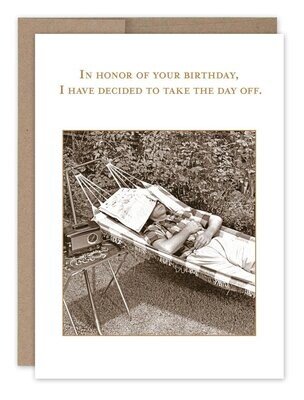Shannon Martin Design - In Honor Of Your - Birthday Card