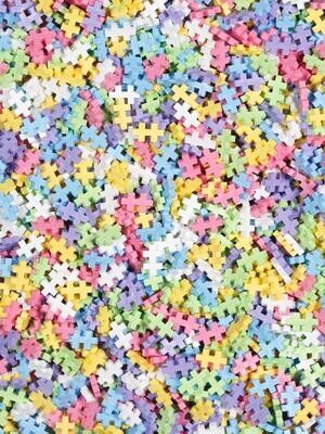 Plus-Plus Open Play Tube - 240pc Pastel Mix