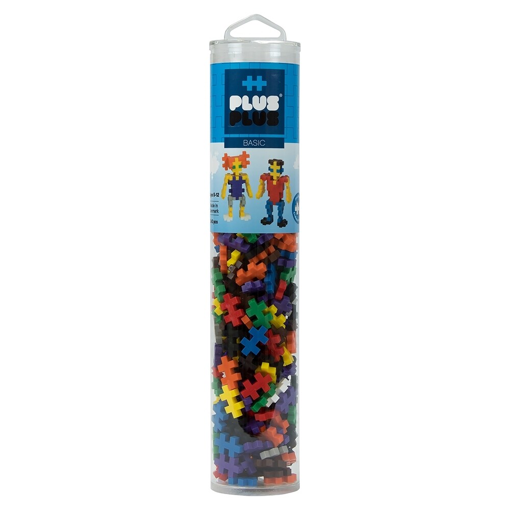 Plus-Plus Open Play Tube - 240pc Basic Mix