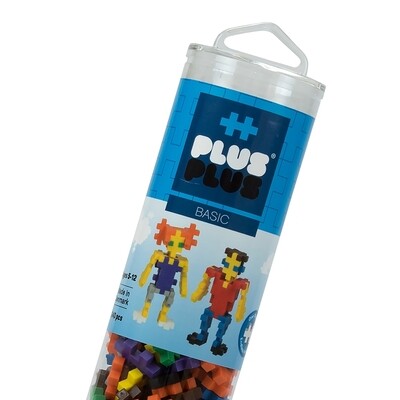 Plus-Plus Open Play Tube - 240pc Basic Mix