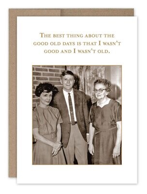Shannon Martin Design - Good Old Days - Birthday Card