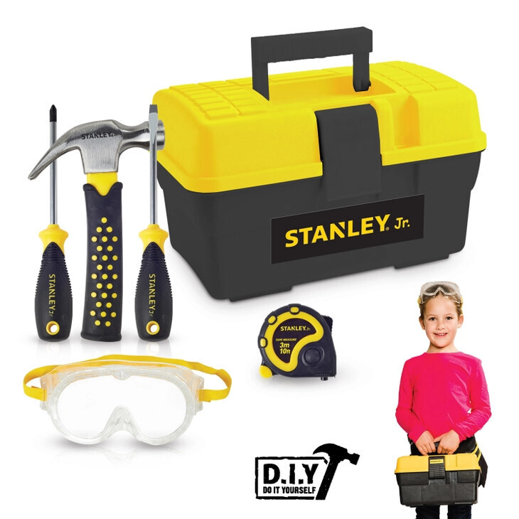Stanley Jr. 5-Piece Tool &amp; Toolbox Set