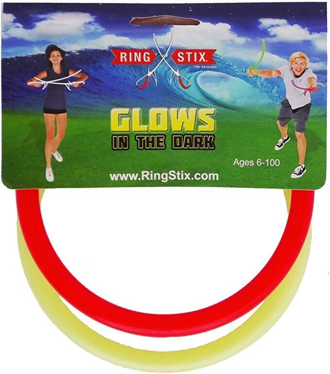 RingStix Spare Rings- Red and Glow in the Dark
