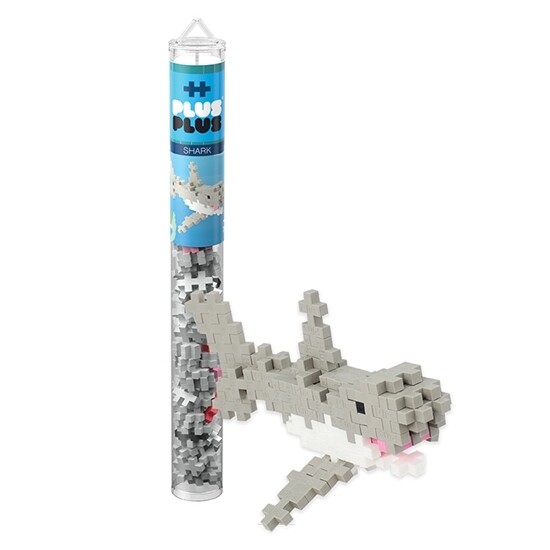 Plus-Plus Mini Maker Tube - 70pc Shark