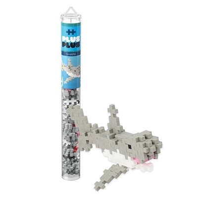 Plus-Plus Mini Maker Tube - 70pc Shark