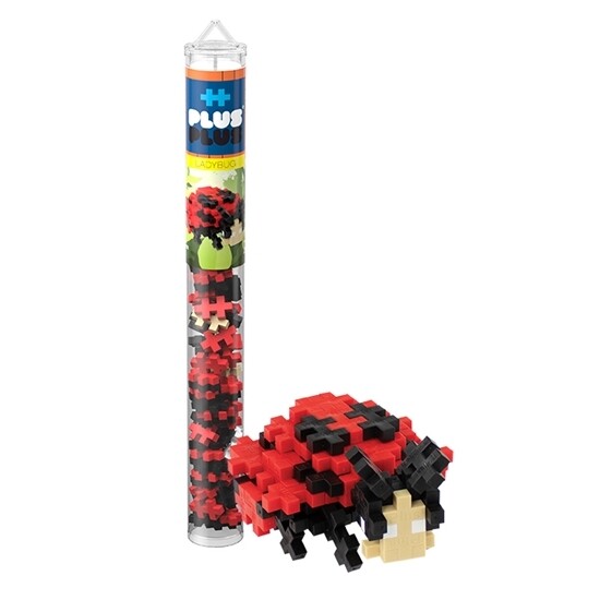 Plus-Plus Mini Maker Tube - 70pc Ladybug