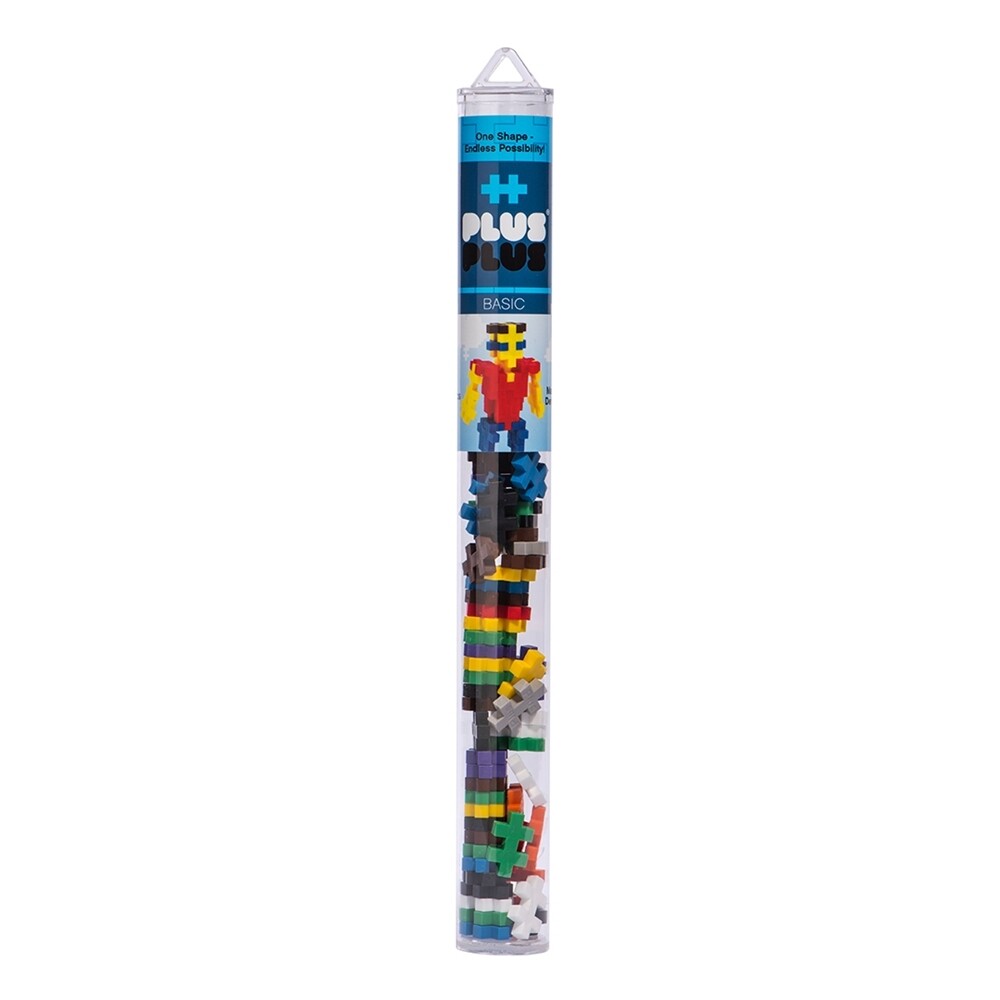 Plus-Plus Mini Maker Tube - 70pc Basic Mix