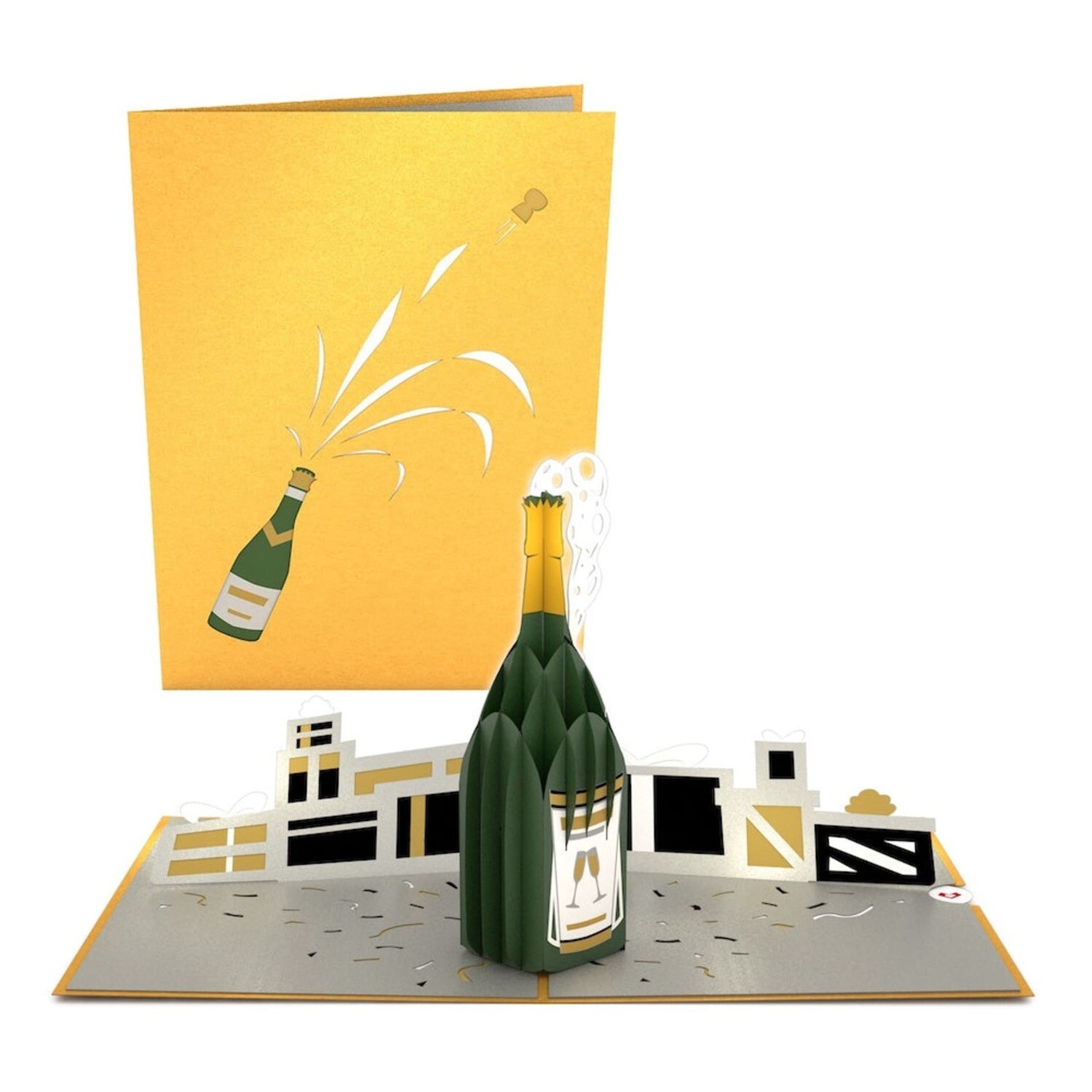 Love Pop Champagne Celebration Card