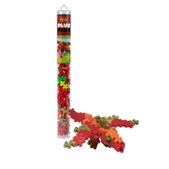 Plus-Plus Mini Maker Tube - 70pc Dragon