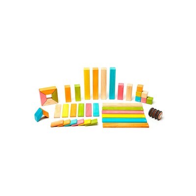 Tegu Wooden Magnetic Block Set 42-Piece - Tints