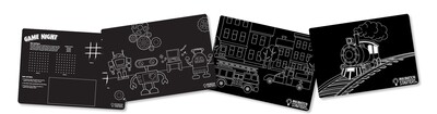 Imagination Starters Chalkboard Placemats - Action (Set of 4)