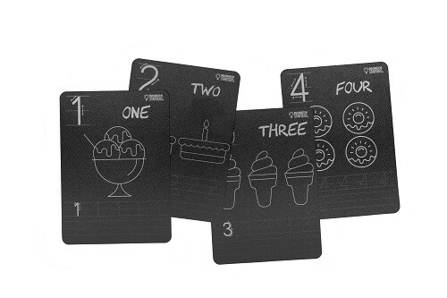 Imagination Starters Numbers Chalkboard Flash Card Set