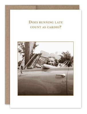 Shannon Martin Design - Count As Cardio - Birthday Card