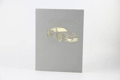 Love Pop Robert's Sports Car Card - Grey