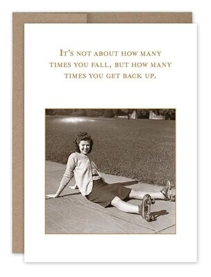 Shannon Martin Design - Get Back Up - Encouragement Card