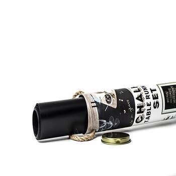 Jaq Jaq Bird Reusable Table Runner Chalk - Black