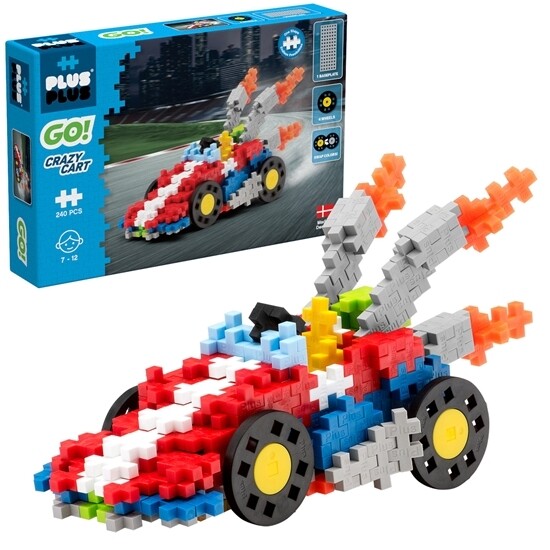 Plus-Plus GO! Crazy Cart - 240pc