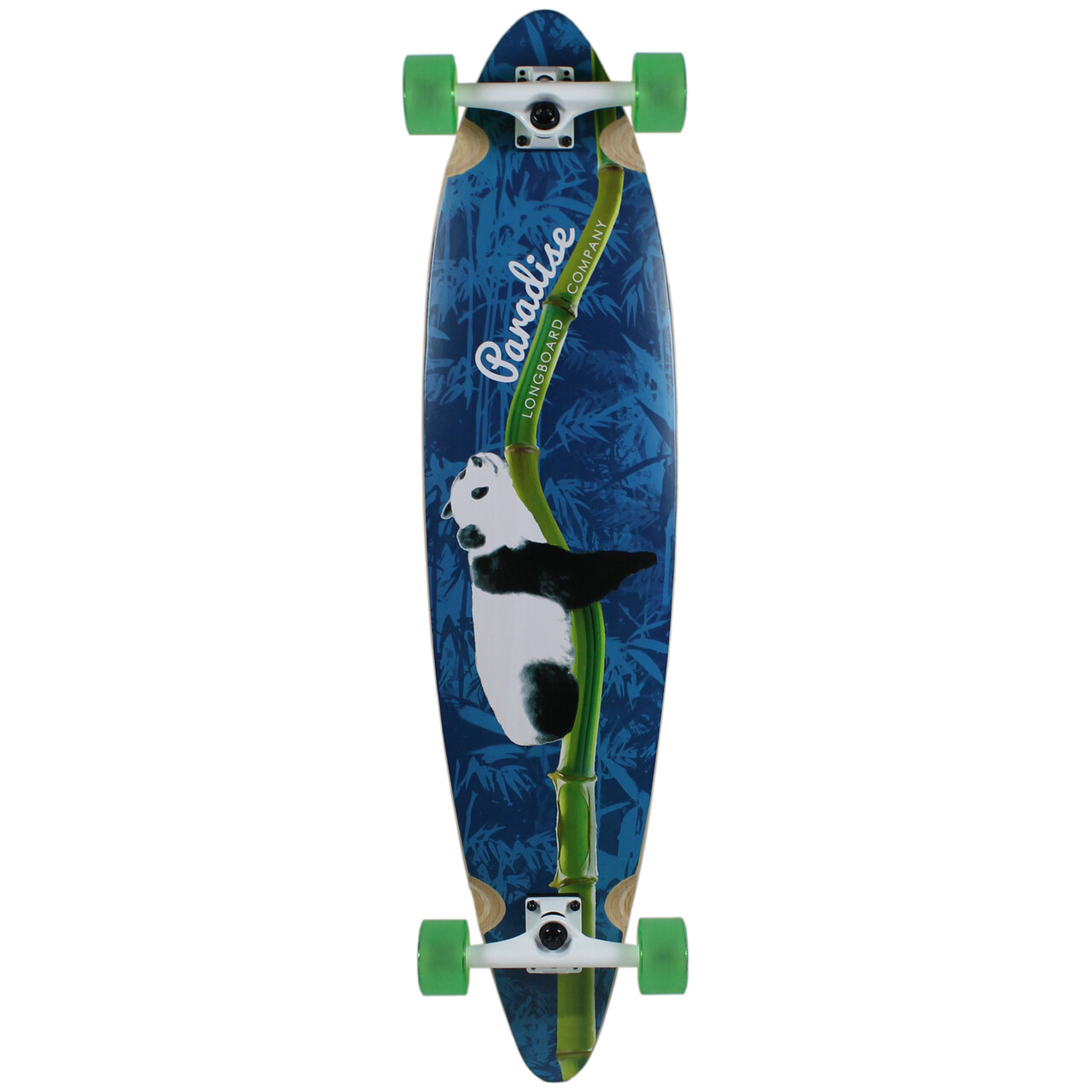 Paradise Longboard 41" Bamboo Inlay Pintail Lazy Panda
