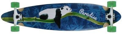 Paradise Longboard 41" Bamboo Inlay Pintail Lazy Panda