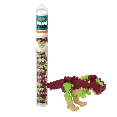 Plus-Plus Mini Maker Tube - 70pc T-Rex