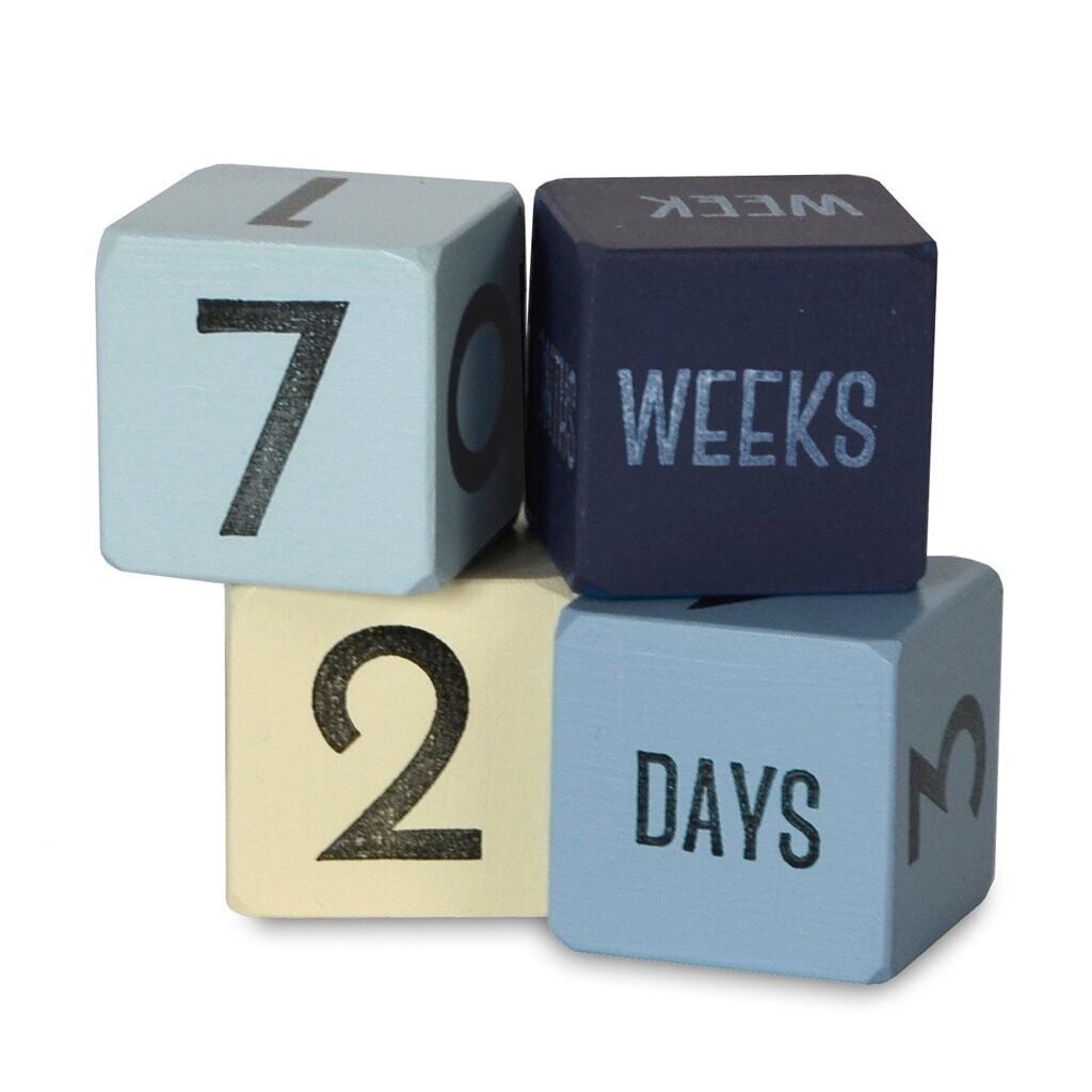 Blue Mini Age Blocks set of 4