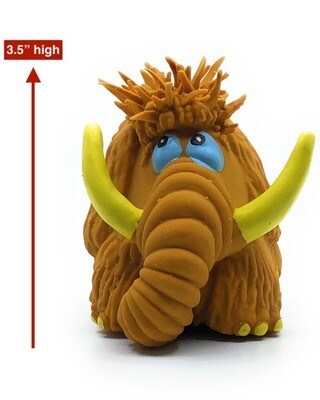 Wooly Mammoth Sensory Toy - 100% Pure Natural Rubber