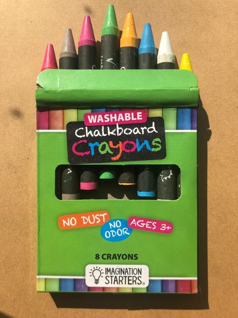 Imagination Starters Washable Chalkboard Crayons (Set of 8)