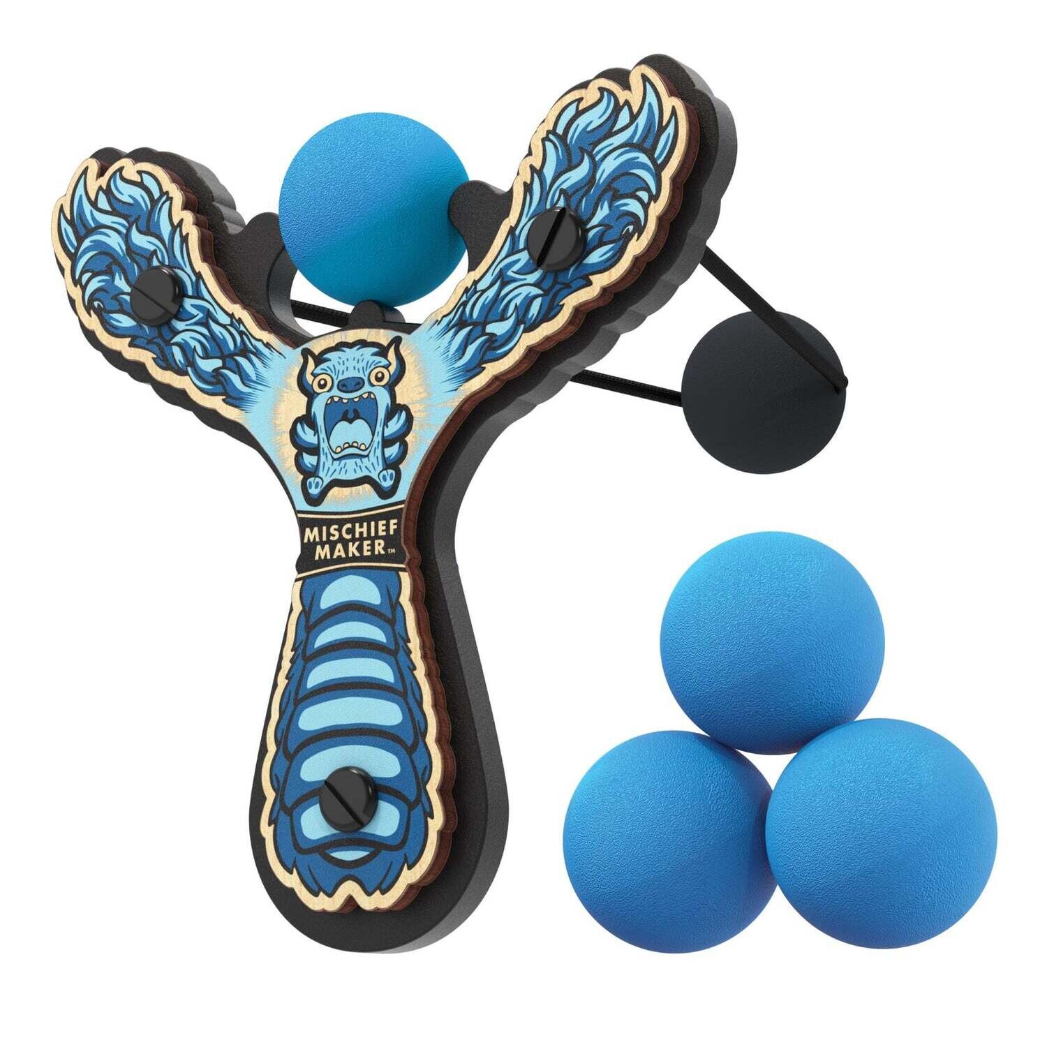 Mighty Fun! Mischief Maker Slingshot - Lil Monster - Blue