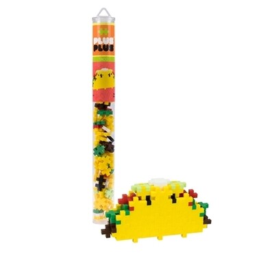 Plus-Plus Mini Maker Tube - 70pc Taco