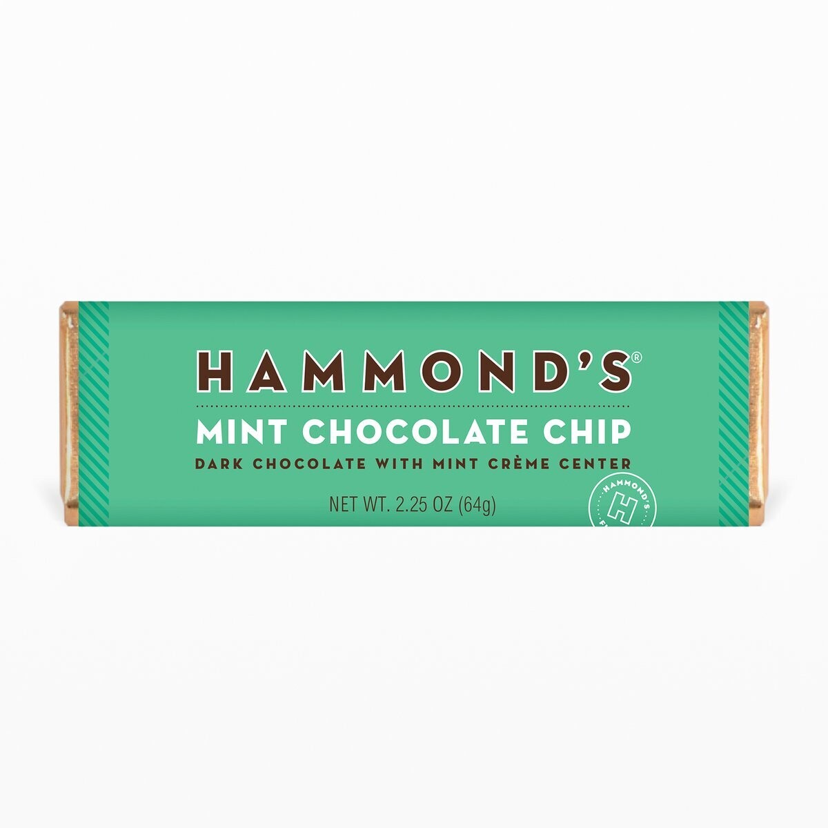 Hammond's Candies Chocolate Bar Mint Choc Chip 2.25oz