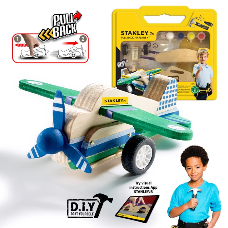 STANLEY Jr Pull-Back Airplane Kit