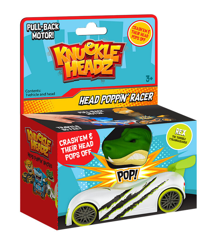 Pull-Back Knuckle Headz - Rex