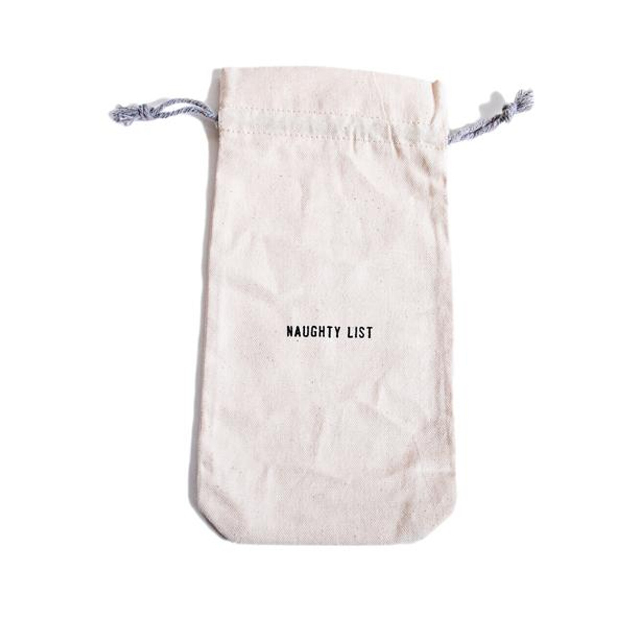 Canvas Wine Bag - Naughty List